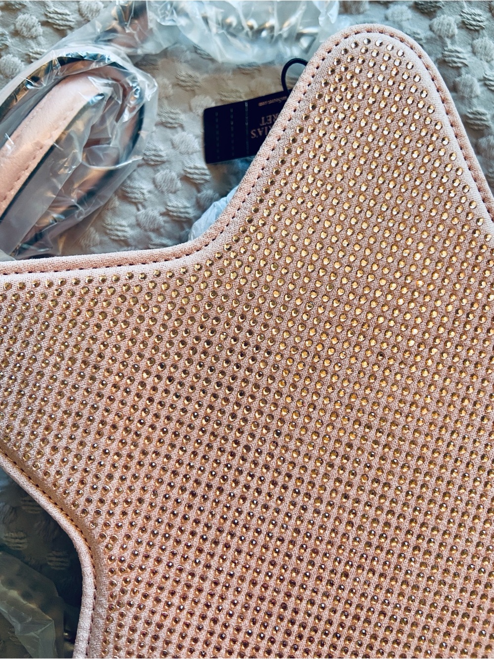 Victoria’s Secret Star Crossbody Bag Rose Gold Rhinestone - Picture 7 of 10
